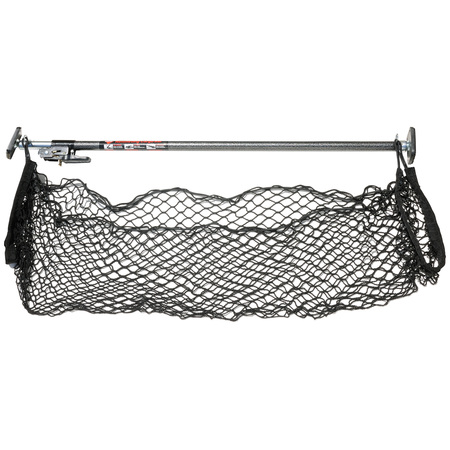 Keeper Cargo Bar, Ratcheting, 40" - 70" with Storage Net, Chipboard. 5060
